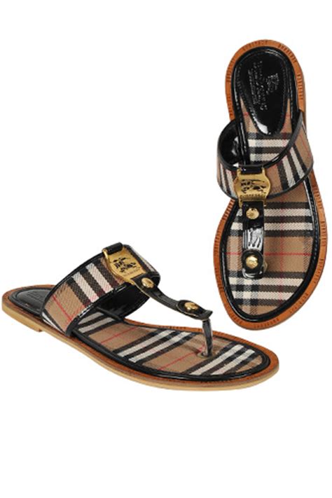 burberry flip flops men